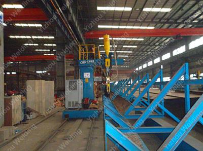 H beam cantilever welding machine